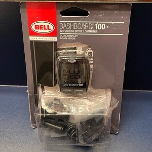 COPY - Bell Dashboard 100 12-Function Bicycle Computer Dual Display ScanMode